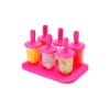 Hot Pink Jelly Shape Popsicle Maker 6pk