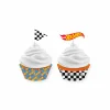 Hot Wheels Cupcake Cases & Pick Set 24pc
