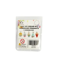 Ice cream DIY Handmade Pendants 10pc