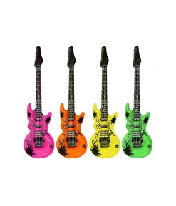 Inflatable Neon Guitar Assorted 106cm