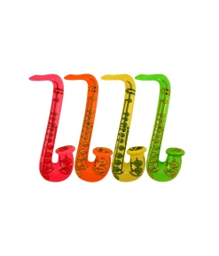 Inflatable Neon Saxophone Assorted 75cm