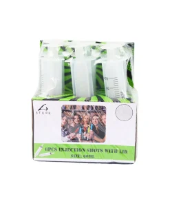 Injection Shots With Lid 60ml 6pc