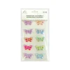 Iridescent Butterfly Rhinestone Stickers