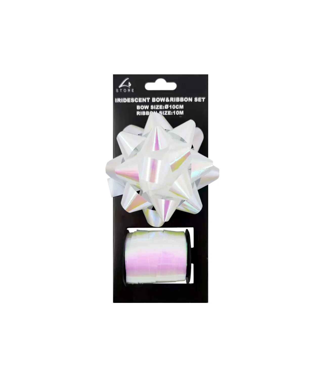 Iridescent Gift Bow & Ribbon Set