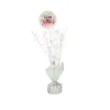 Iridescent Happy Birthday Table Centerpiece