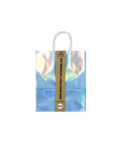 Iridescent Large Paper Bags 32cm 2pk