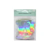 Iridescent Letters With Tape 46pc
