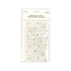 Iridescent Shell Rhinestone Stickers 19.5x10cm