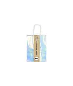 Iridescent Small Paper Bags 21cm 4pk
