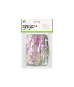 Iridescent Table Skirt 3×0.8m