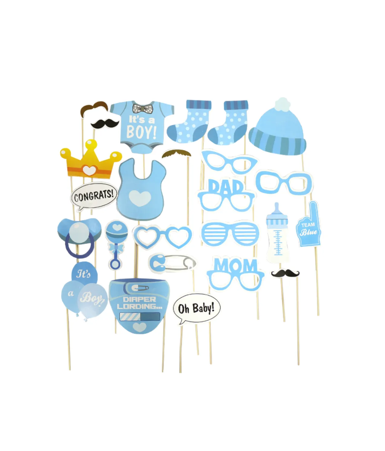 It’s a Boy Party Photo Props
