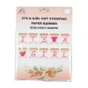 It’s a girl Hot Stamping Paper Banner 14×17.5cm