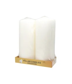 Ivory Pillar Candle 2pc 810g