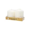Ivory Pillar Candle 2pc 290g