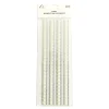 Ivory Strip Rhinestones Stickers