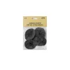 Jumbo Crepe Paper Streamers Black 4pk