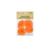 Jumbo Crepe Paper Streamers Orange 4pk