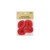 Jumbo Crepe Paper Streamers Red 4pk