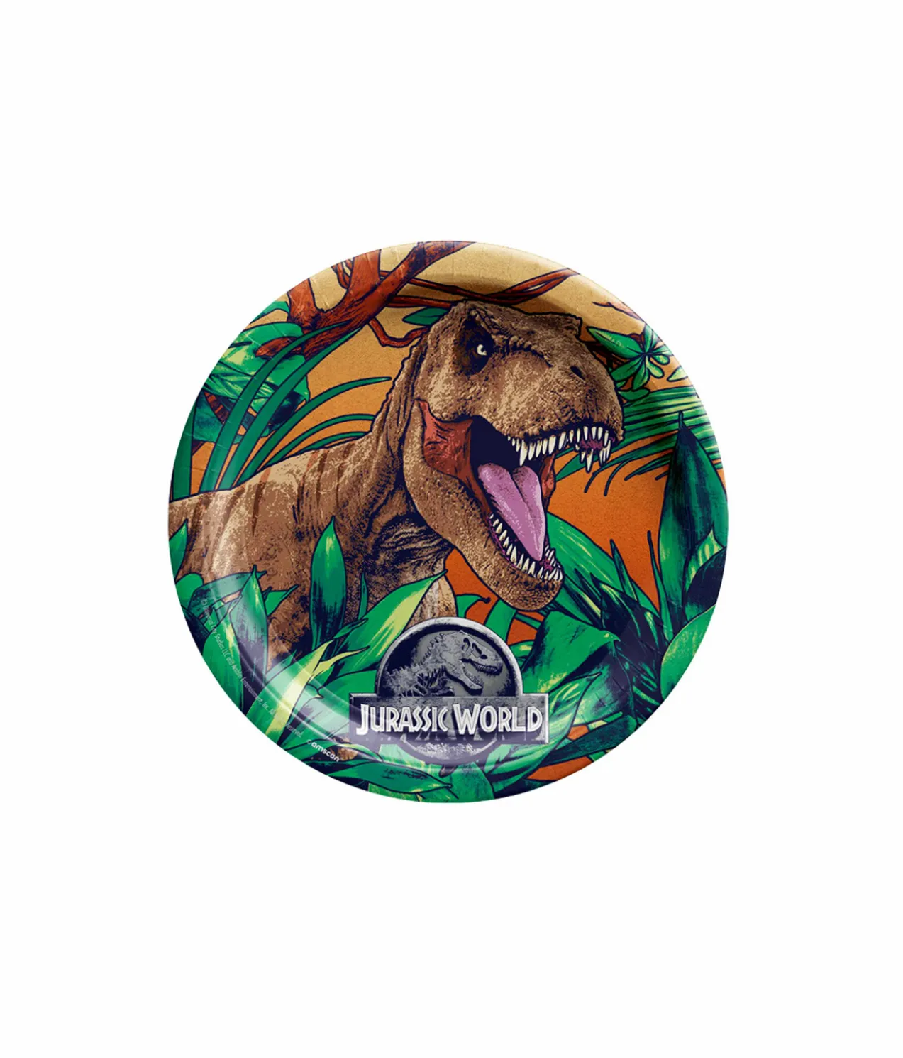 Jurassic Into the Wild Round Paper Plate 8pk