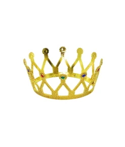 King Gold Tiara Crown