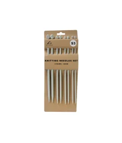Knitting Needle Set 4 Pairs 26cm