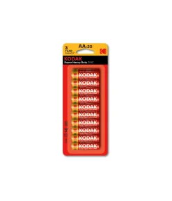 Kodak Heavy Duty AA Battery 20 Pack