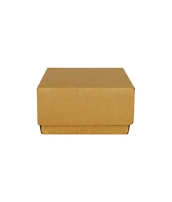 Kraft Brown Square Craft Paper Boxes 3pk