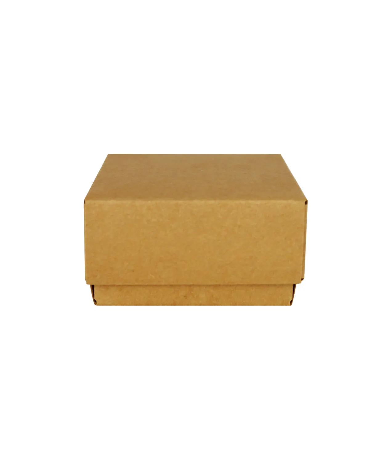 Kraft Brown Square Craft Paper Boxes 3pk