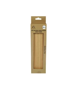 Kraft Natural Paper Straws 6x198mm 40pc
