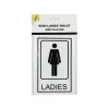 Ladies Toilet Sign 10x15cm