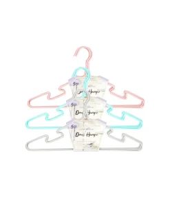 Laminated Dress Hangers 5pk Assorted