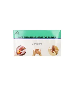 Large Disposable PVC Gloves 20pc