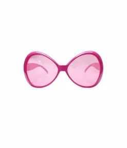 Large Hot Pink Bow Shape Party Glasses