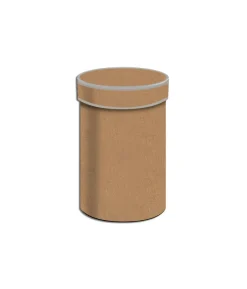 Large Kraft Brown With Silver Trim Gift Box