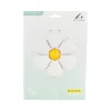 Large White Daisy Foil Balloon 87x87cm 1pc
