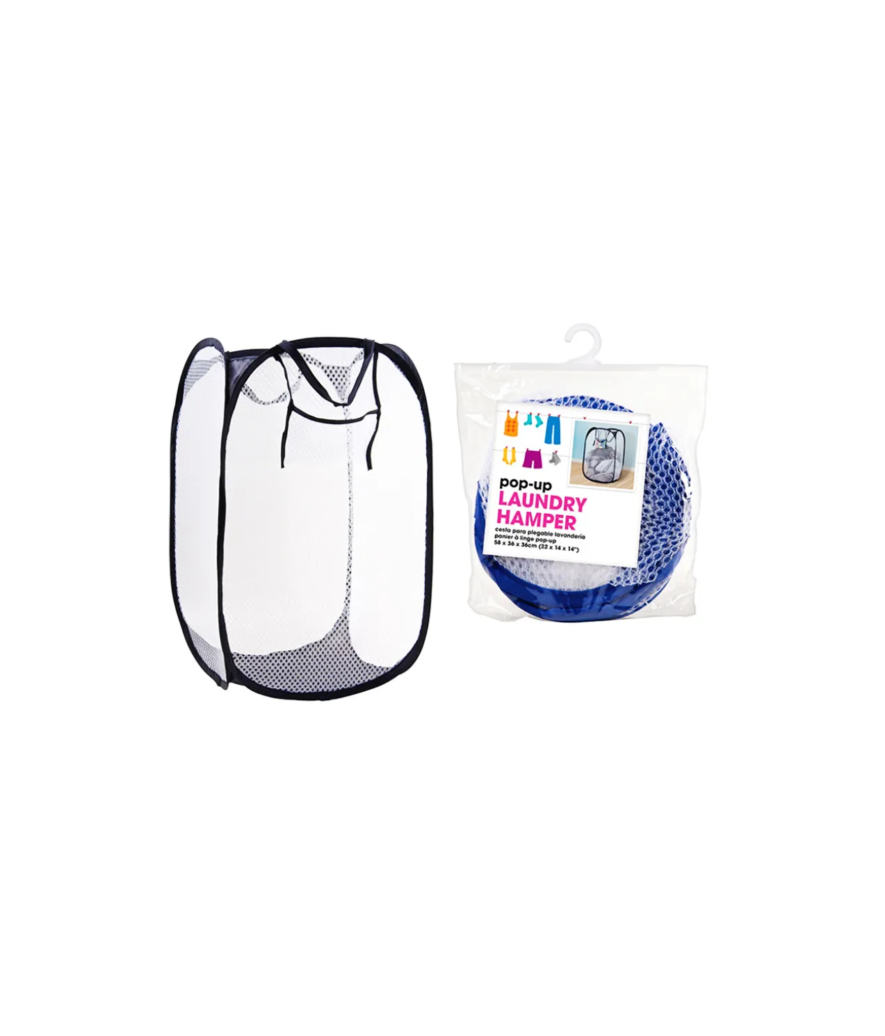 Laundry Pop Up Bag 58x36x36cm