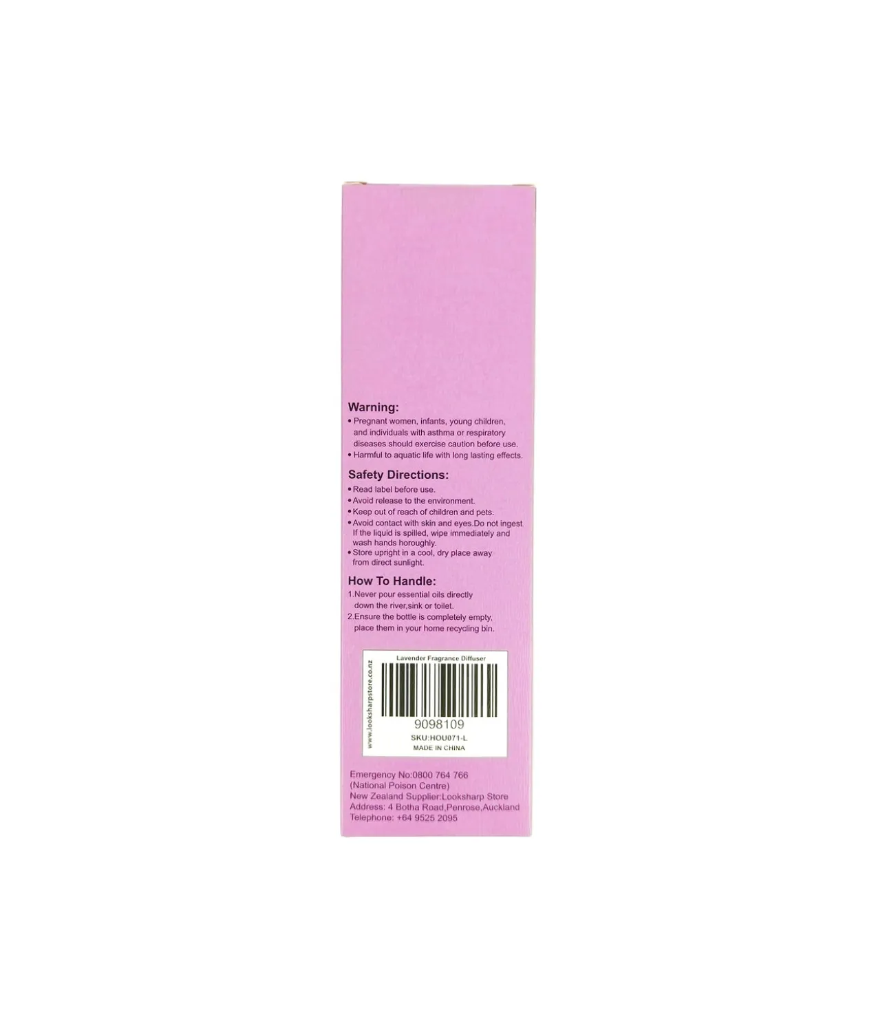 Lavender Fragrance Diffuser 100ml