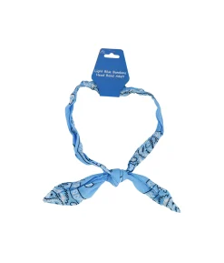 Light Blue Bandana Headband