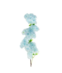 Light Blue Cherry Blossom Stem 96cm