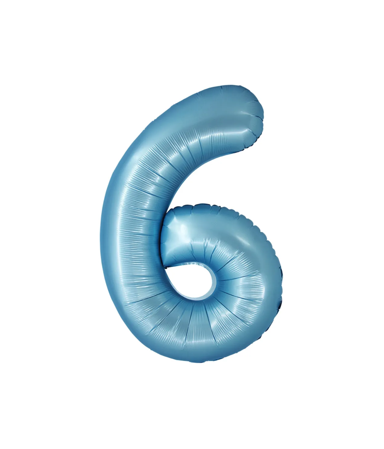 Light Blue Foil Matte Number 6