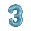 Light Blue Foil Matte Number 3