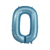 Light Blue Foil Matte Number 0