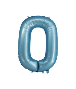 Light Blue Foil Matte Number 0