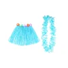 Light Blue Hula Raffia Set 2pk