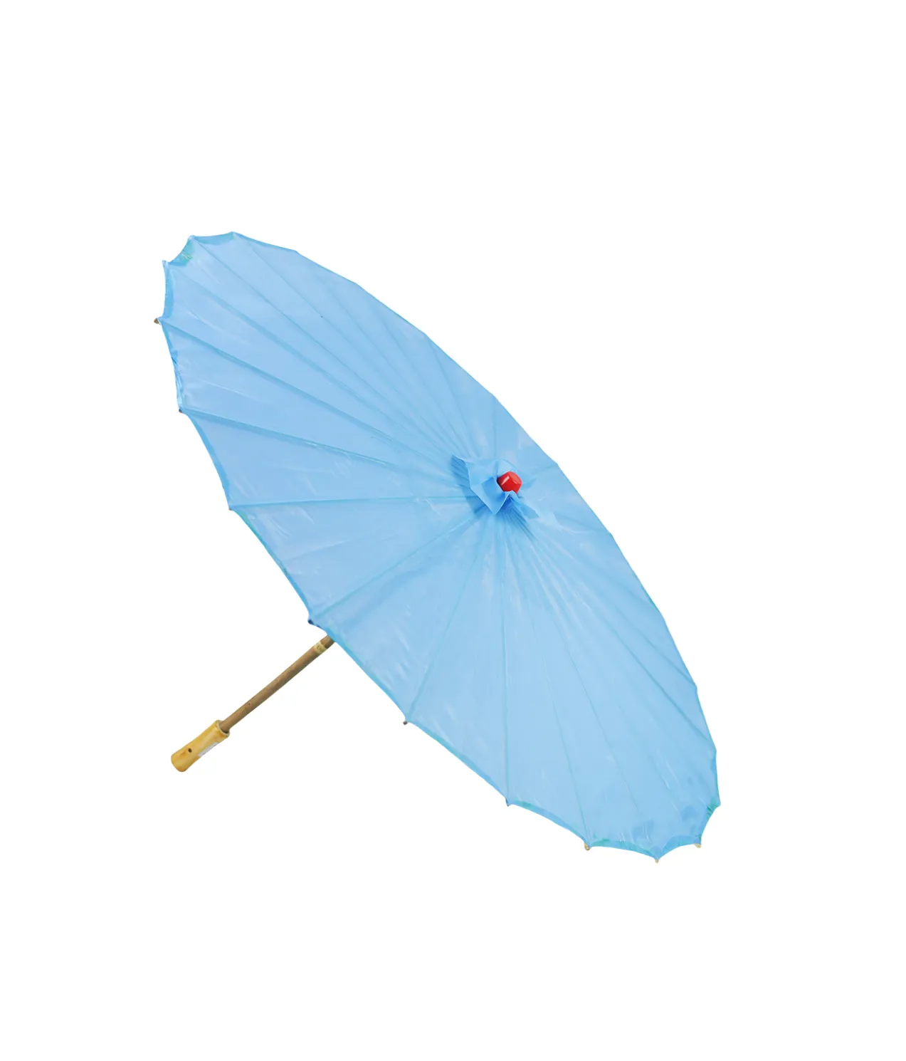 Light Blue Large Fabric Parasol 40cm