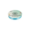 Light Blue Solid Colour Satin Ribbon 1cm