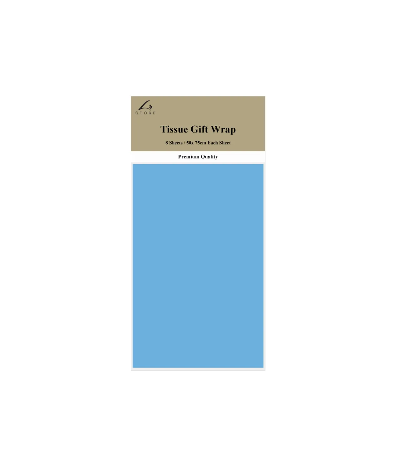 Light Blue Tissue Paper 8pk