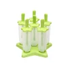 Light Green Star Popsicle Maker 6pk