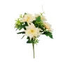 Light Peach Rose 5 Head 28cm