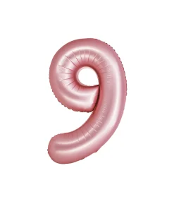Light Pink Foil Matte Number 9